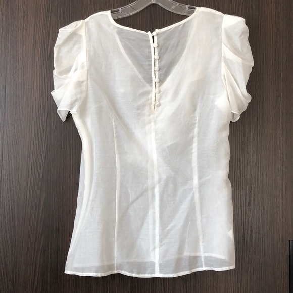 NEW! BeBe. See through cotton/silk blouse. - Picture 2 of 2